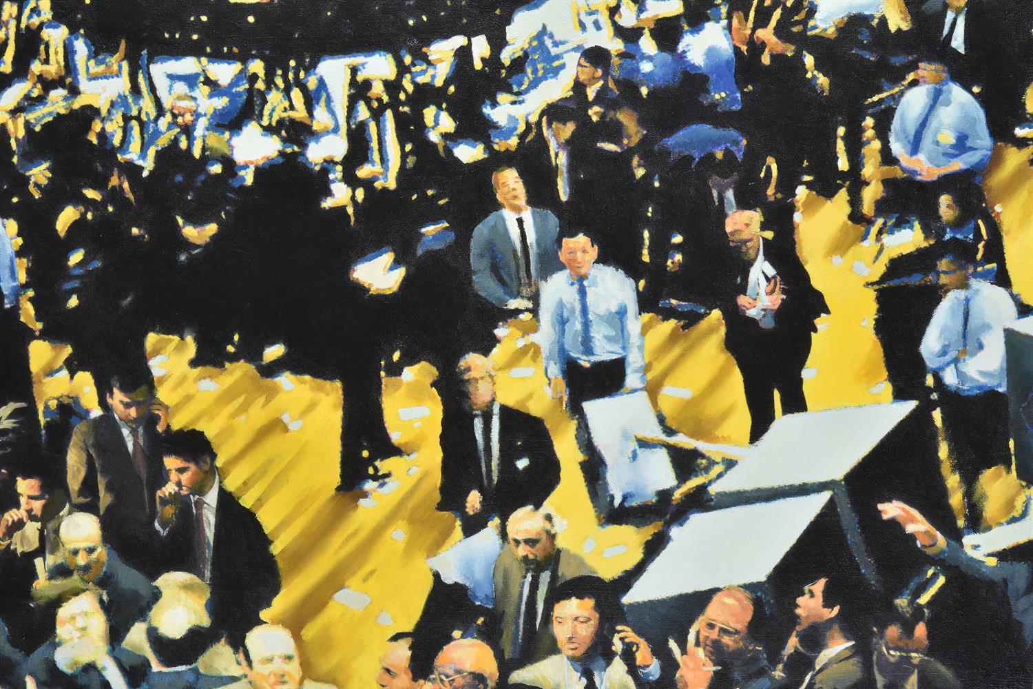 λ DOMINIC ZEFF (BRITISH B. 1965), TRADING FLOOR - Image 3 of 4