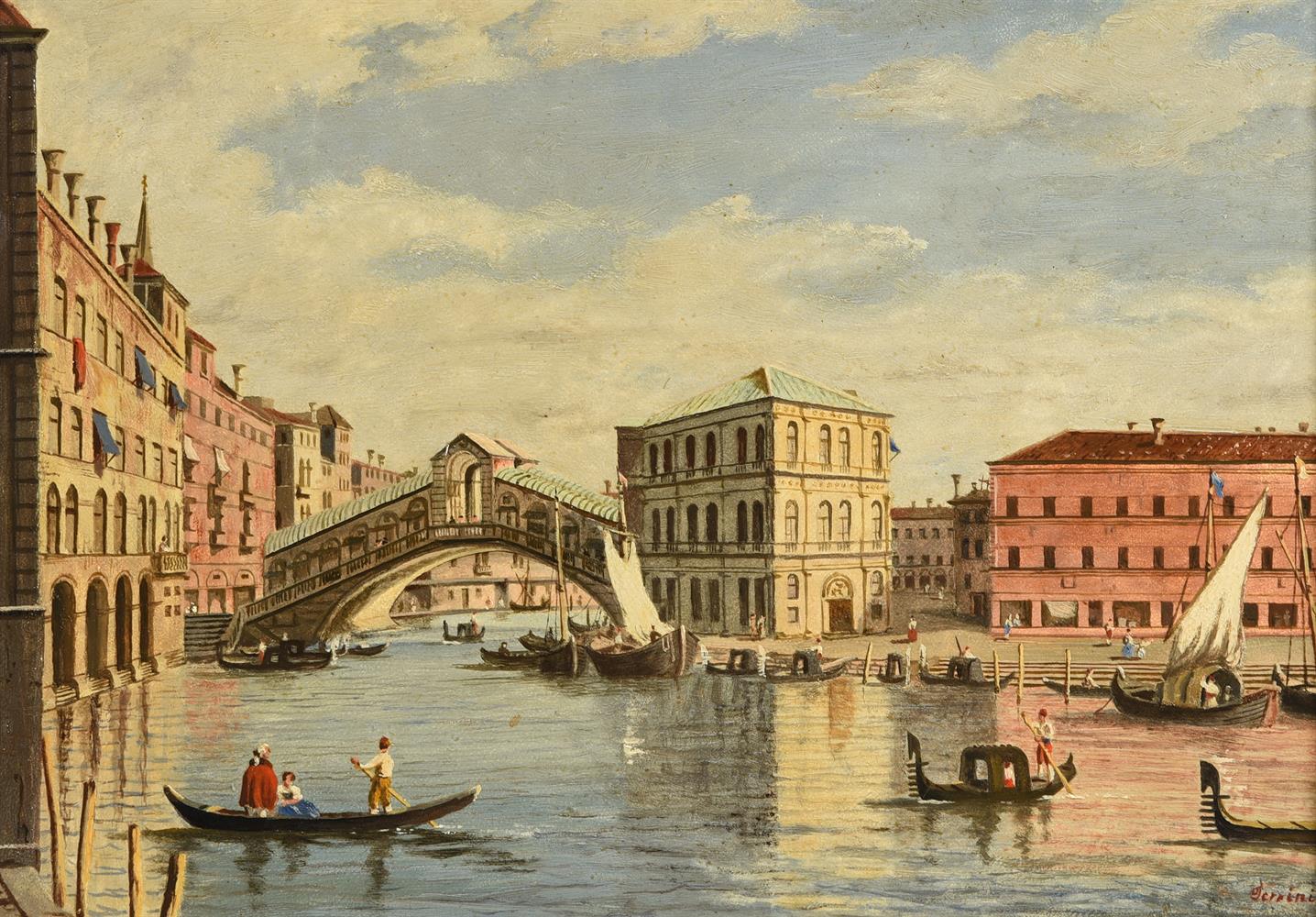 ALBERTO TERRINI (ITALIAN 19TH/20TH CENTURY), RIALTO BRIDGE