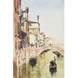 ITALIAN SCHOOL (19TH CENTURY), A VENETIAN BACKWATER