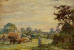 WILLIAM GREAVES (BRITISH 1852-1938), THE HAYCART