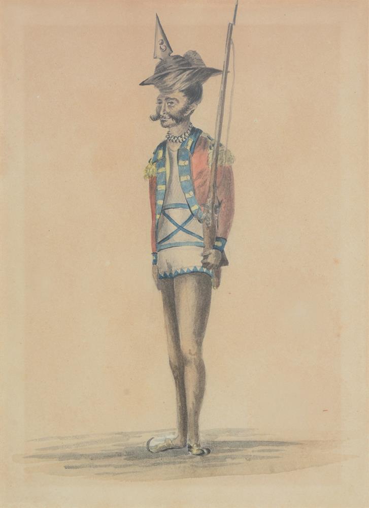 HUBERT CORNISH (BRITISH 1757-1832), INDIAN SOLDIER