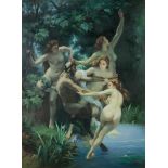 J. PASTOR AFTER WILLIAM BOUGEREAU, NYMPHS AND SATYR