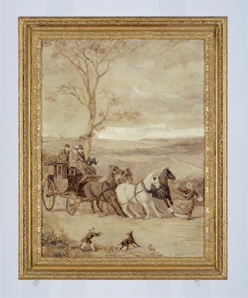 WILLIAM HENRY WHEELWRIGHT (BRITISH 19TH/20TH CENTURY), COACHING SCENES, A PAIR - Image 3 of 8