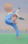 λ FRUIN BRUCE CHARLES BRAVINGTON (BRITISH 1910-2000), FOOTBALLER IN ACTION