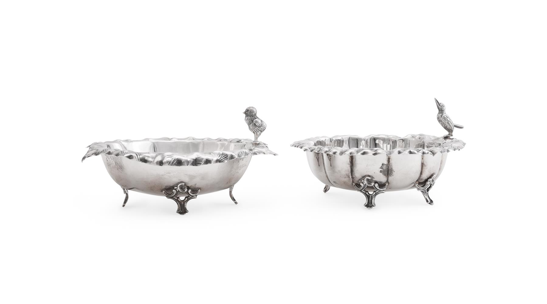 TWO SILVER COLOURED BOWLS - Image 2 of 4