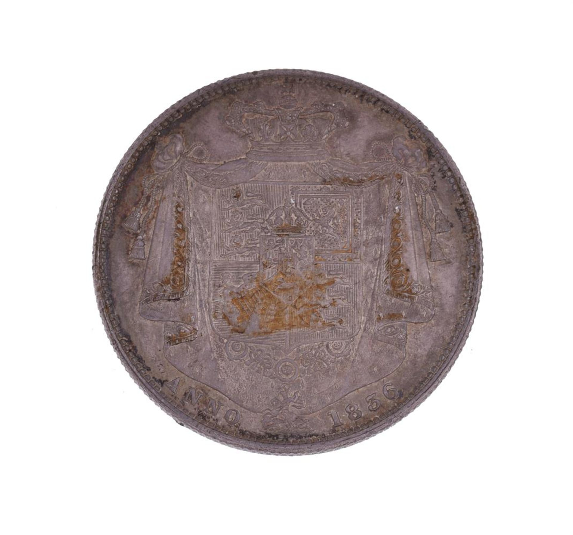 WILLIAM IV, HALFCROWN 1836 (S 3834)