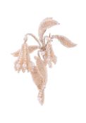 Y A REGENCY SEED PEARL SNOWDROP BROOCH, CIRCA 1830