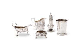 FIVE ITEMS OF SMALL SILVER