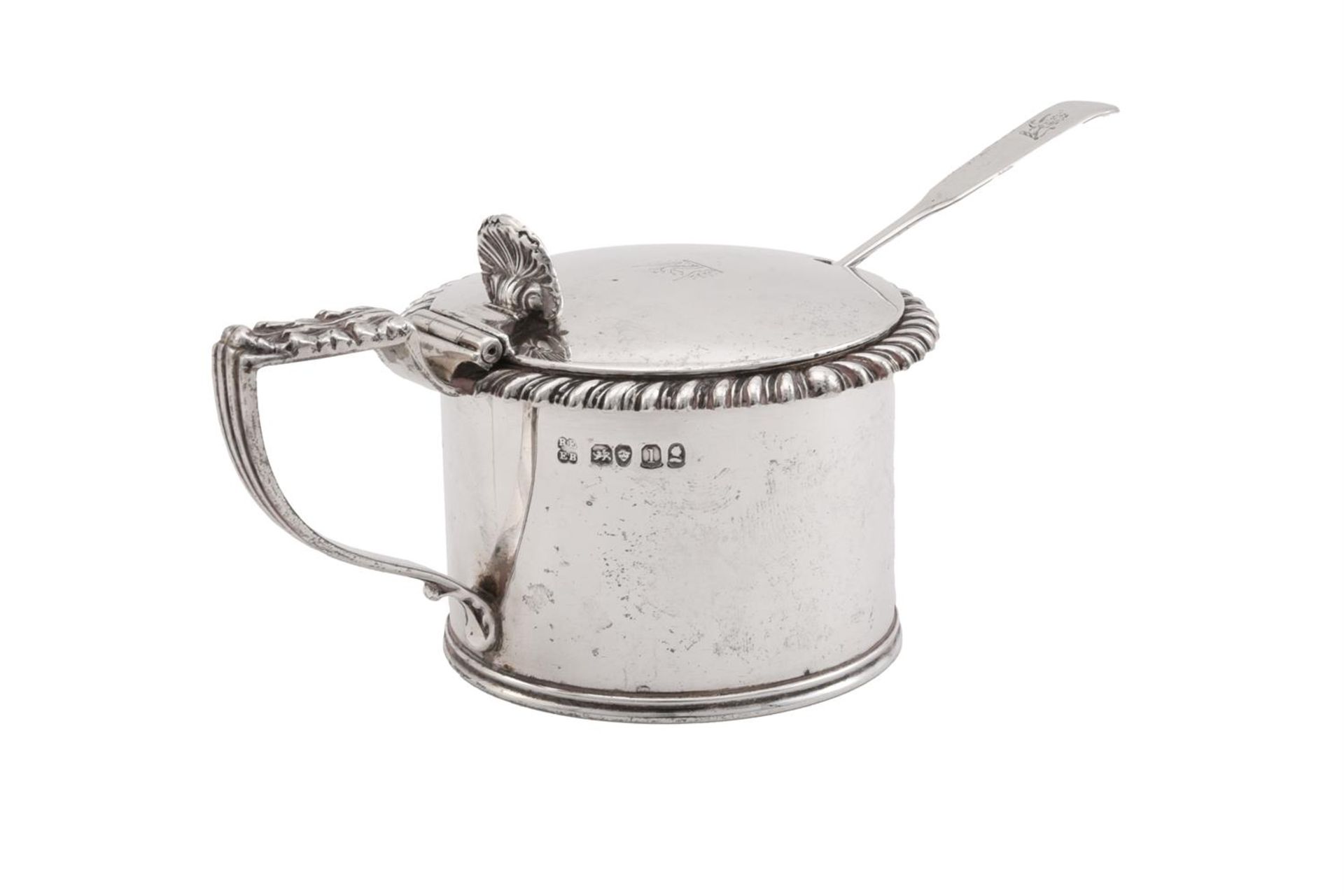 A GEORGE IV SILVER DRUM MUSTARD - Image 4 of 4