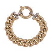 AN ITALIAN GOLD COLOURED BRACELET