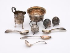 A COLLECTION OF SILVER ITEMS