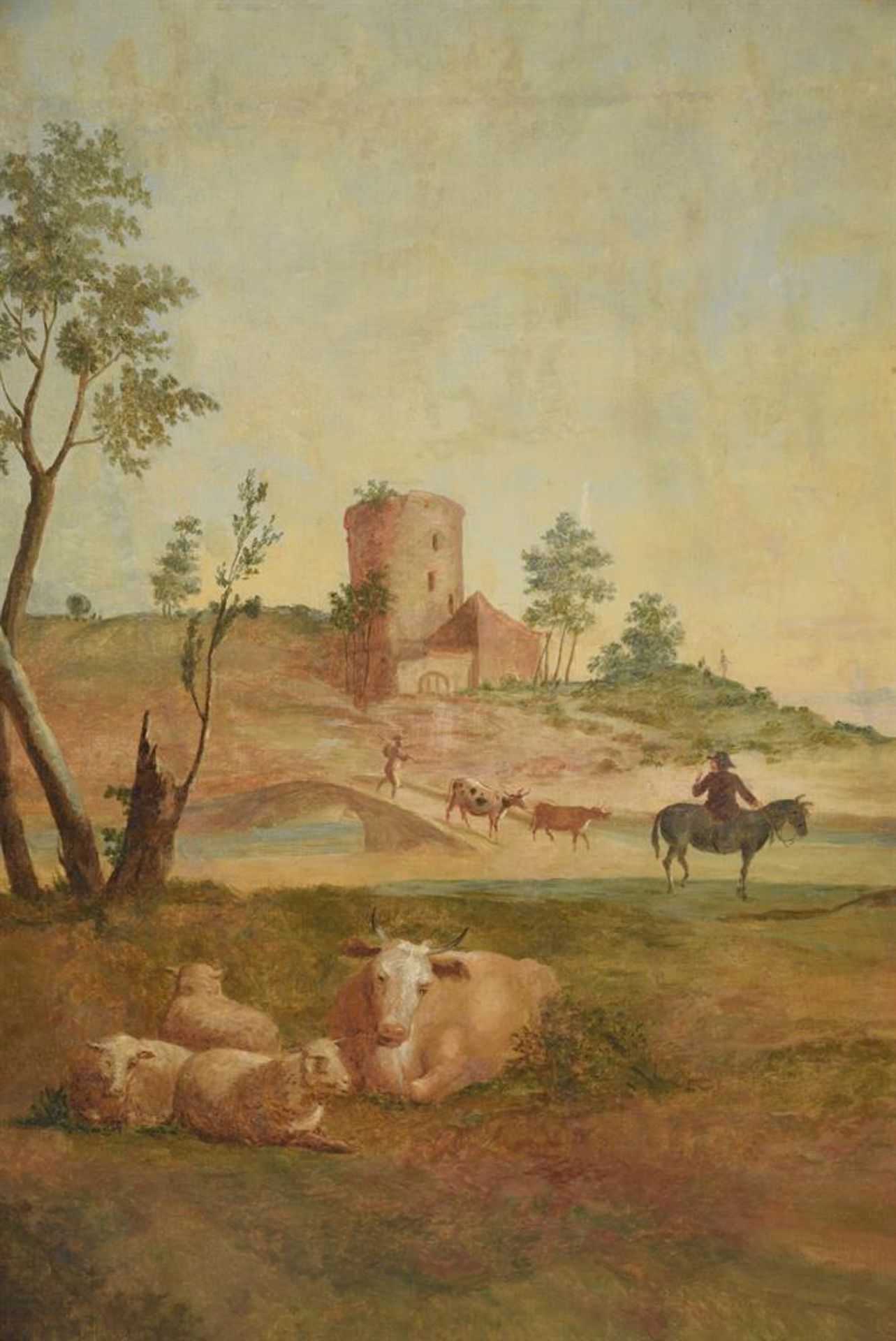 FRENCH SCHOOL (19TH CENTURY), FIGURES IN A LANDSCAPE - Image 3 of 7