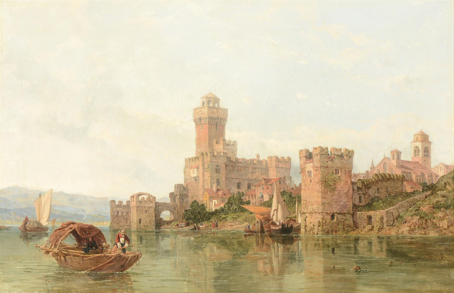 GEORGE CLARKSON STANFIELD (BRITISH 1828 - 1878), THE CASTLE OF SIRMIONE