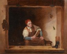 HENRY LIVERSEEGE (BRITISH 1803-1832), THE COBBLER OF THE WEEKLY REGISTER