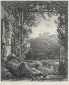 SAMUEL PALMER (BRITISH 1805-1881), THE SLEEPING SHEPHERD