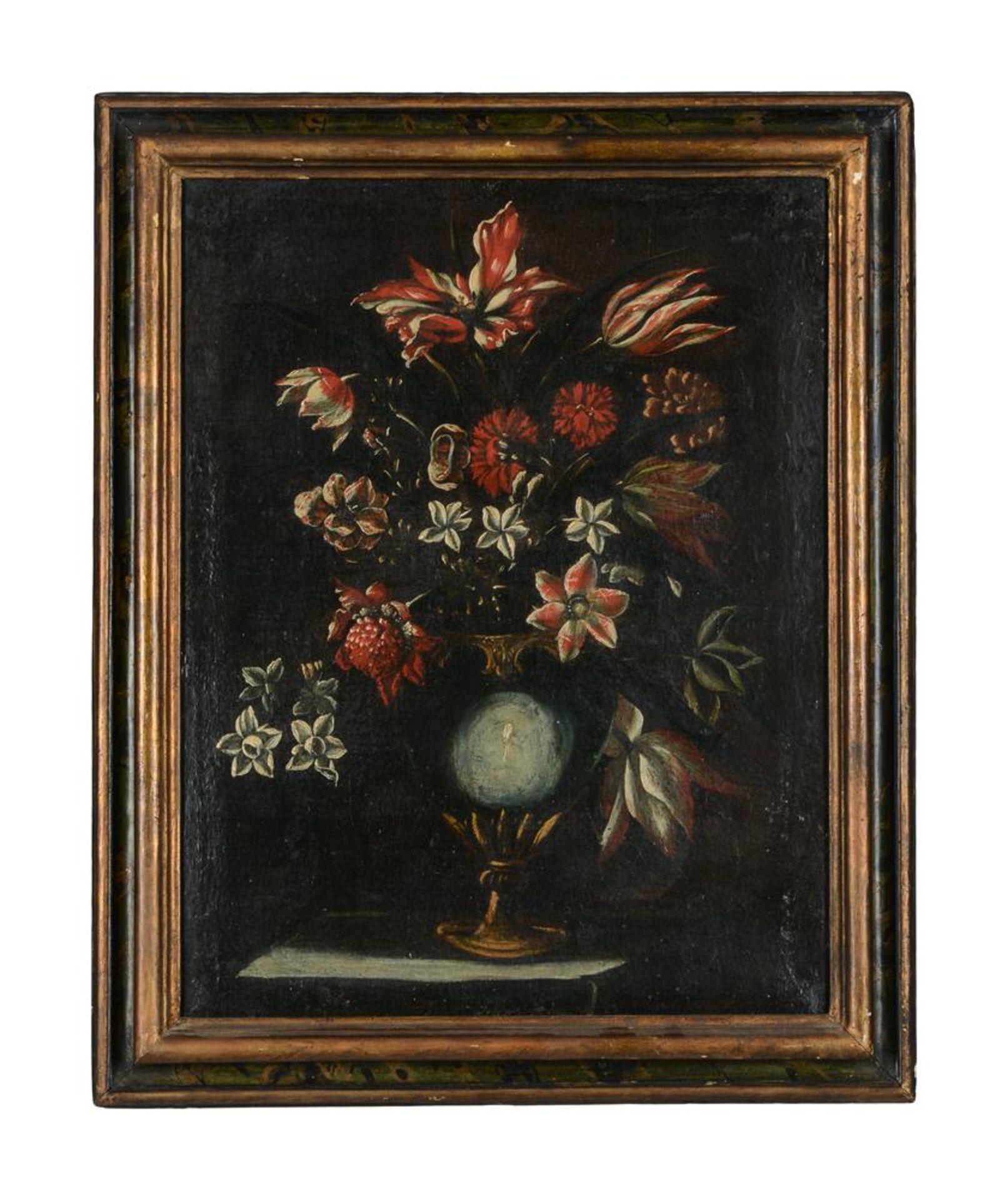 ITALIAN SCHOOL (17TH CENTURY), A PAIR OF STILL LIFES WITH TULIPS - Image 3 of 5
