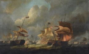 ATTRIBUTED TO THOMAS LUNY (BRITISH 1758-1837), THE BATTLE OF CAMPERDOWN