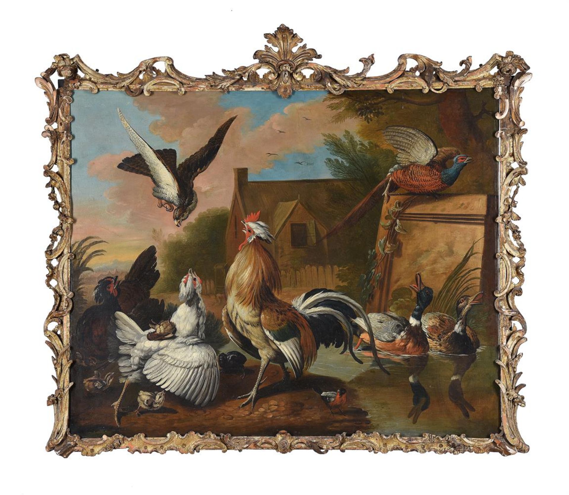 FOLLOWER OF MARMADUKE CRADDOCK, A CONCERT OF BIRDS IN A LANDSCAPE