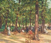 TAVÍK FRANTIŠEK ŠIMON (CZECH 1877-1942), JARDIN DU LUXEMBOURG, PARIS