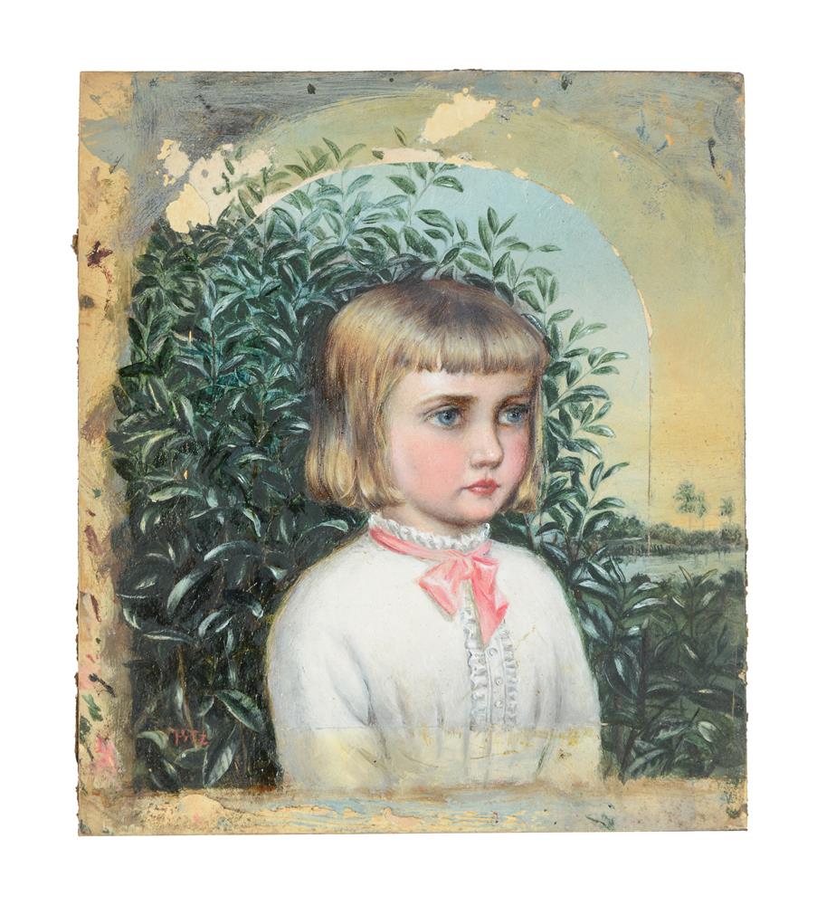 JOHN ANSTER FITZGERALD (BRITISH 1832-1906), PORTRAIT OF A GIRL, POSSIBLY THE ARTIST'S DAUGHTER - Image 3 of 3