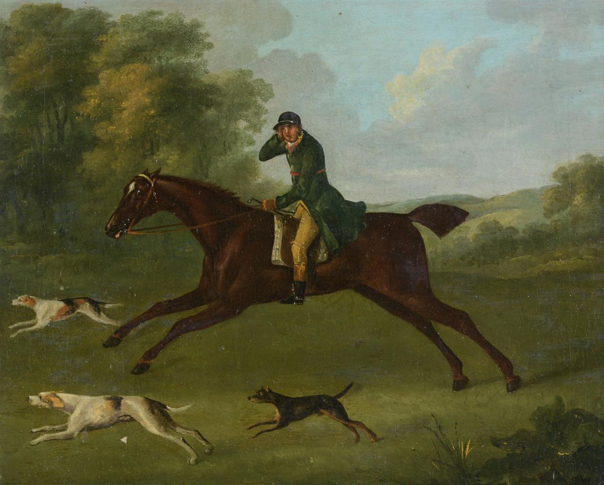 JOHN NOST SARTORIUS (BRITISH 1755 -1828), A PAIR OF HUNTING SCENES