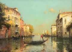 λ ANTOINE BOUVARD (FRENCH 1870-1956), OFF THE GRAND CANAL; RIO PRIULI