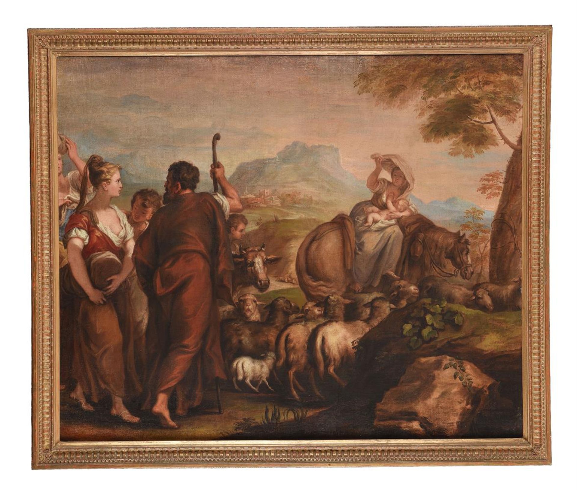 FOLLOWER OF JACOB JORDAENS, THE FLIGHT INTO EGYPT - Image 2 of 3