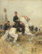 ALPHONSE MARIE DE NEUVILLE (FRENCH 1835-1885), THE COMMANDANT OF 17TH BATTALION OF CHASSEURS