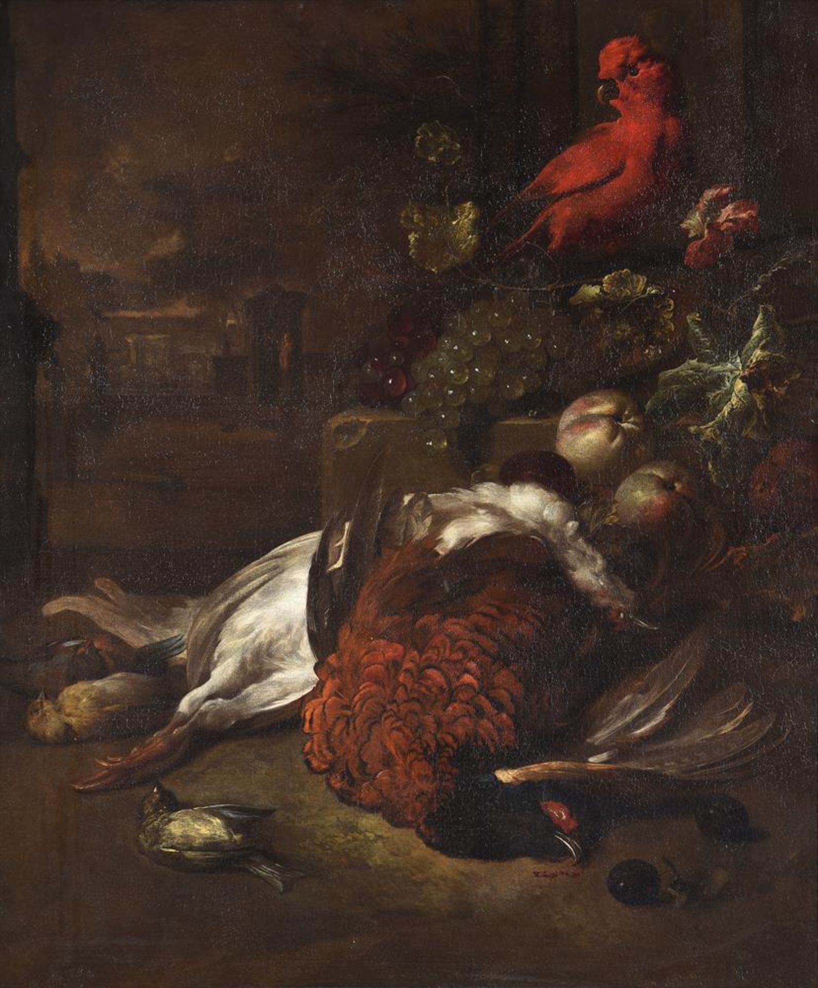 FOLLOWER OF JAN WEENIX, A STILL LIFE WITH A PARTRIDGE; AND A STILL LIFE WITH A HARE