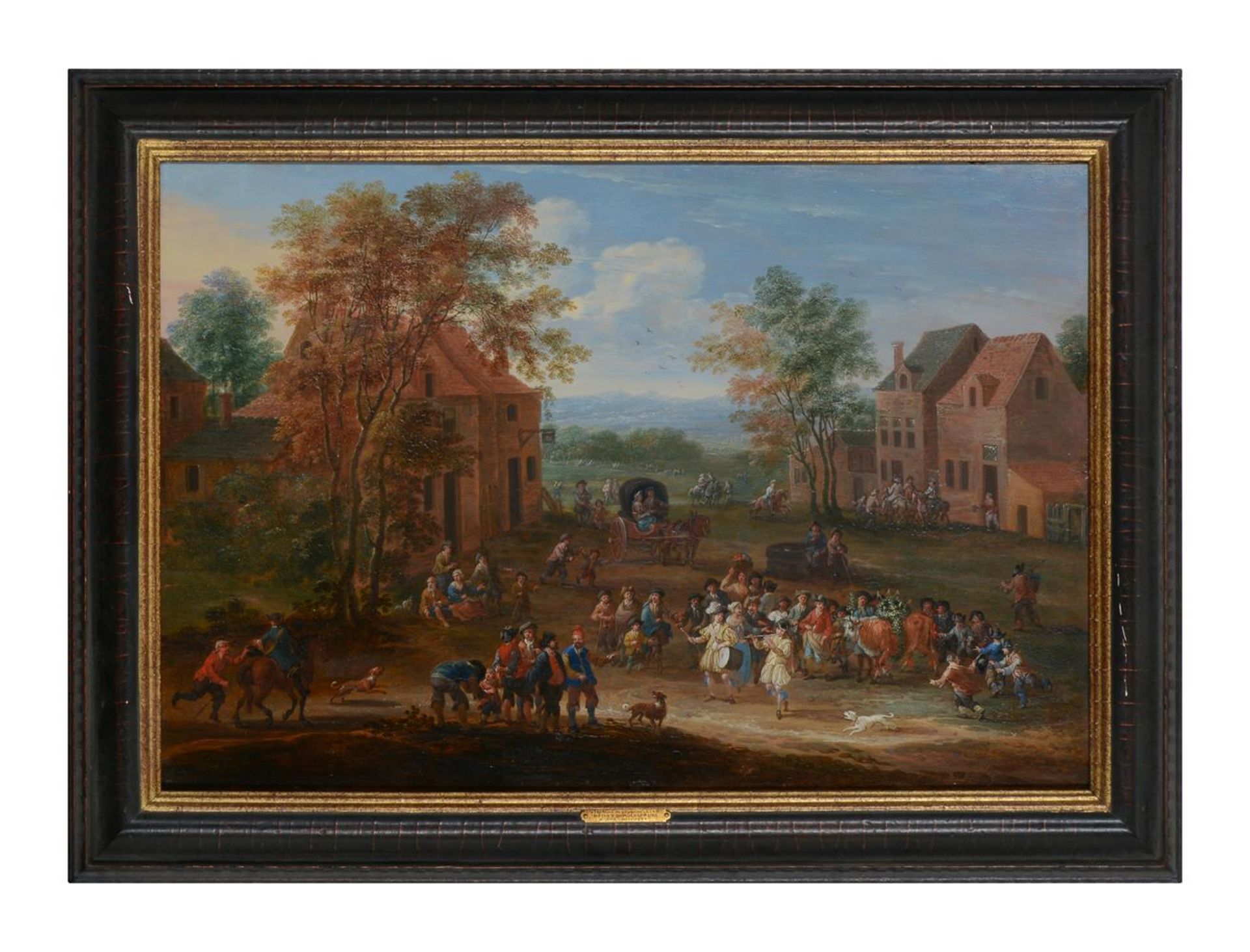 MATHYS SCHOEVAERDTS (FLEMISH 1665-1723), THE PROCESSION OF THE EASTER OX - Image 4 of 11