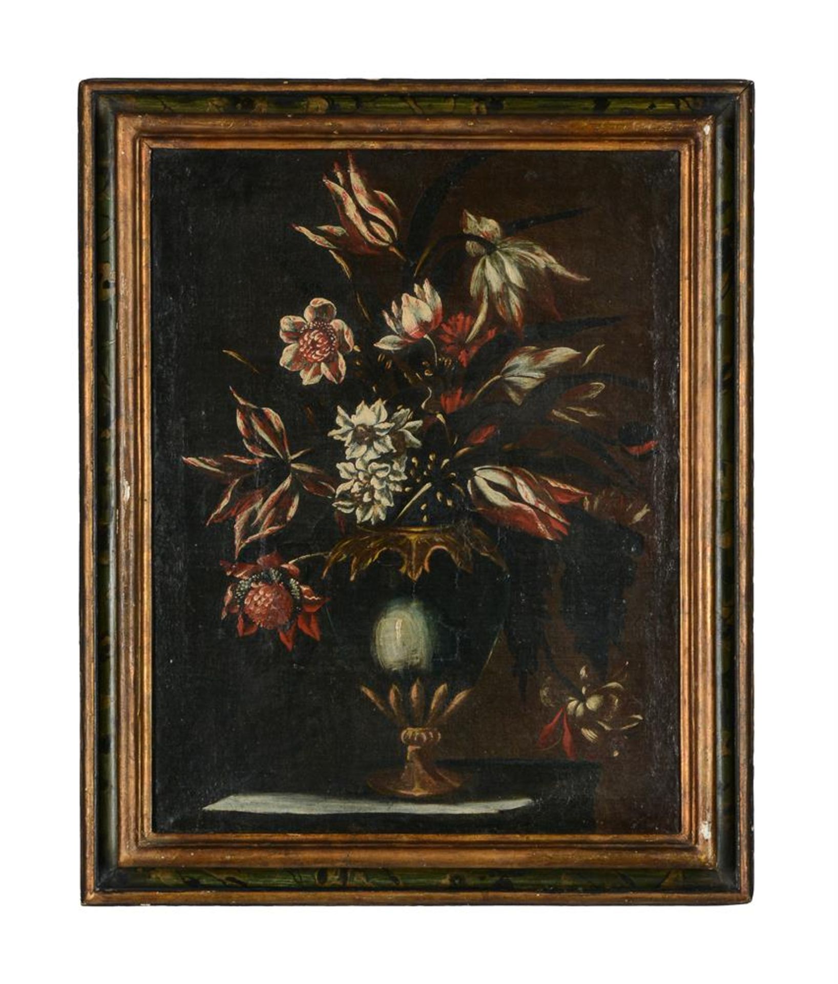 ITALIAN SCHOOL (17TH CENTURY), A PAIR OF STILL LIFES WITH TULIPS - Image 4 of 5