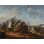 ATTRIBUTED TO HENDRICK VERSCHURING (DUTCH 1627-1690), A CAVALRY SKIRMISH