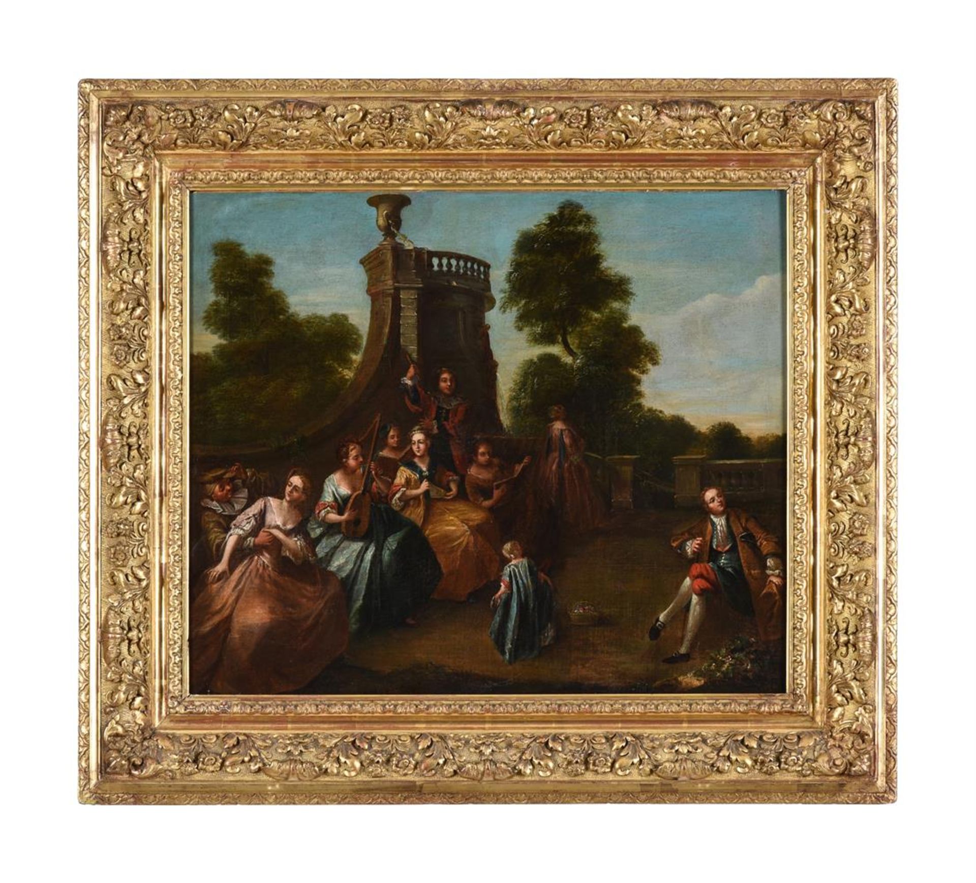 CIRCLE OF NICOLAS LANCRET (FRENCH 1690-1743), FÊTE GALANTE - Image 2 of 3