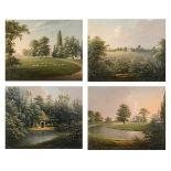 GEORGE CUIT SENIOR (BRITISH 1743 - 1818), A SET OF FOUR VIEWS OF THE HYDE