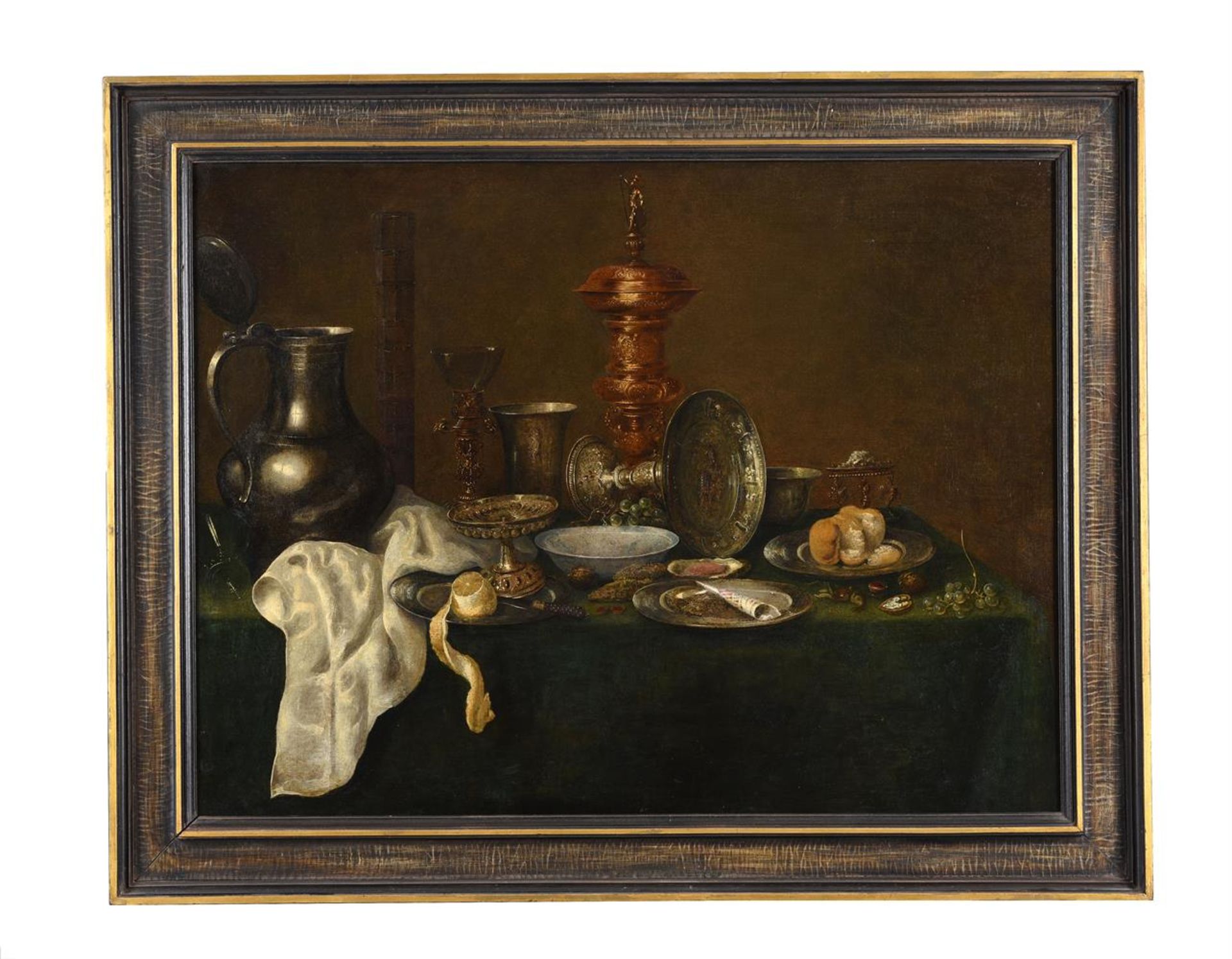 FOLLOWER OF WILLEM CLAESZ HEDA, A STILL LIFE WITH SILVERWARE - Image 2 of 3