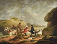 GEORGE MORLAND (BRITISH 1763-1804), SORTING THE CATCH