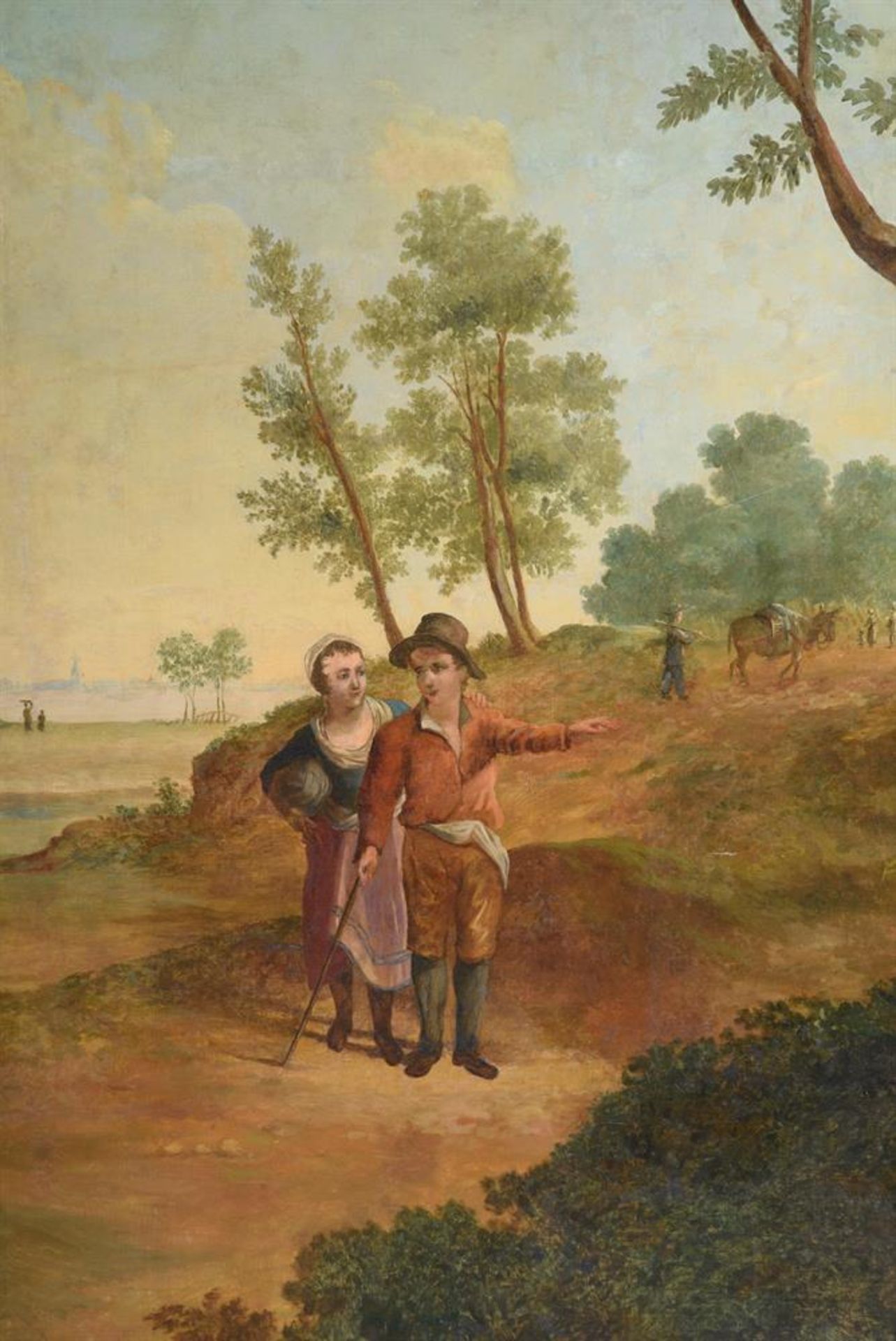 FRENCH SCHOOL (19TH CENTURY), FIGURES IN A LANDSCAPE - Image 5 of 7