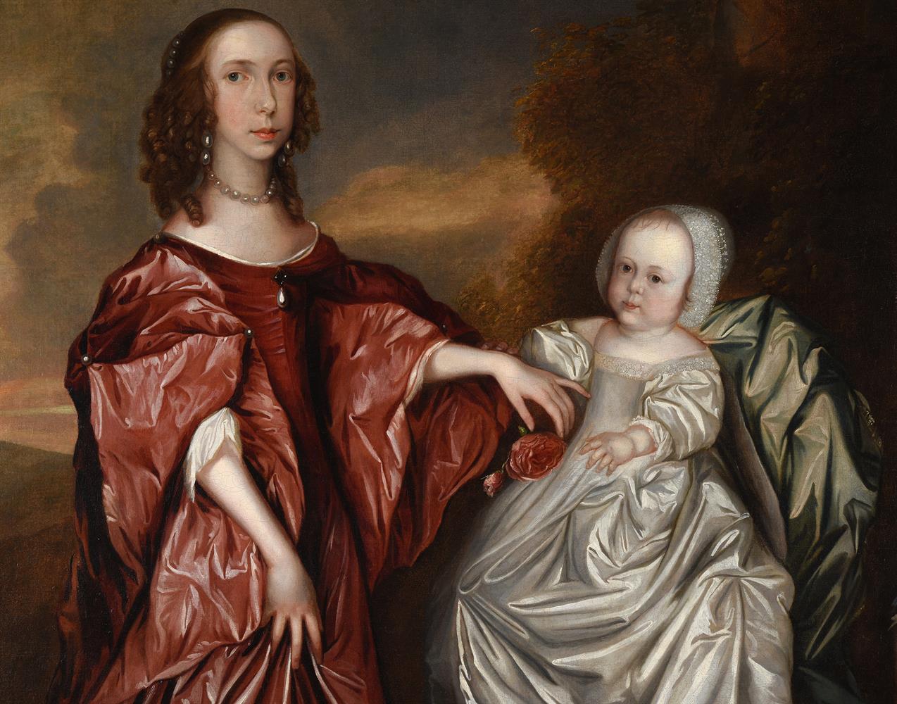 ATTRIBUTED TO JOAN CARLILE (BRITISH CIRCA 1606-1679), PORTRAIT OF ANNE - Image 3 of 6