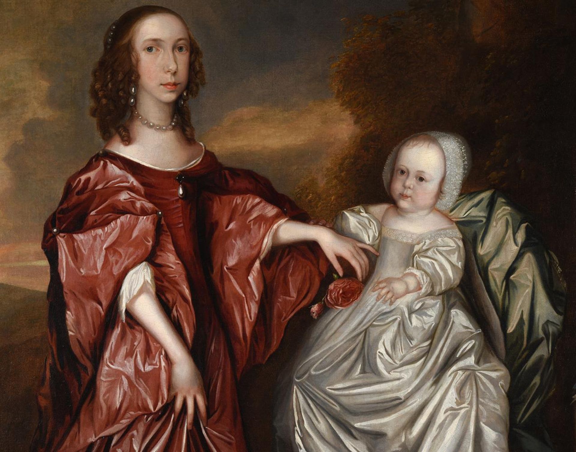 ATTRIBUTED TO JOAN CARLILE (BRITISH CIRCA 1606-1679), PORTRAIT OF ANNE - Bild 3 aus 6