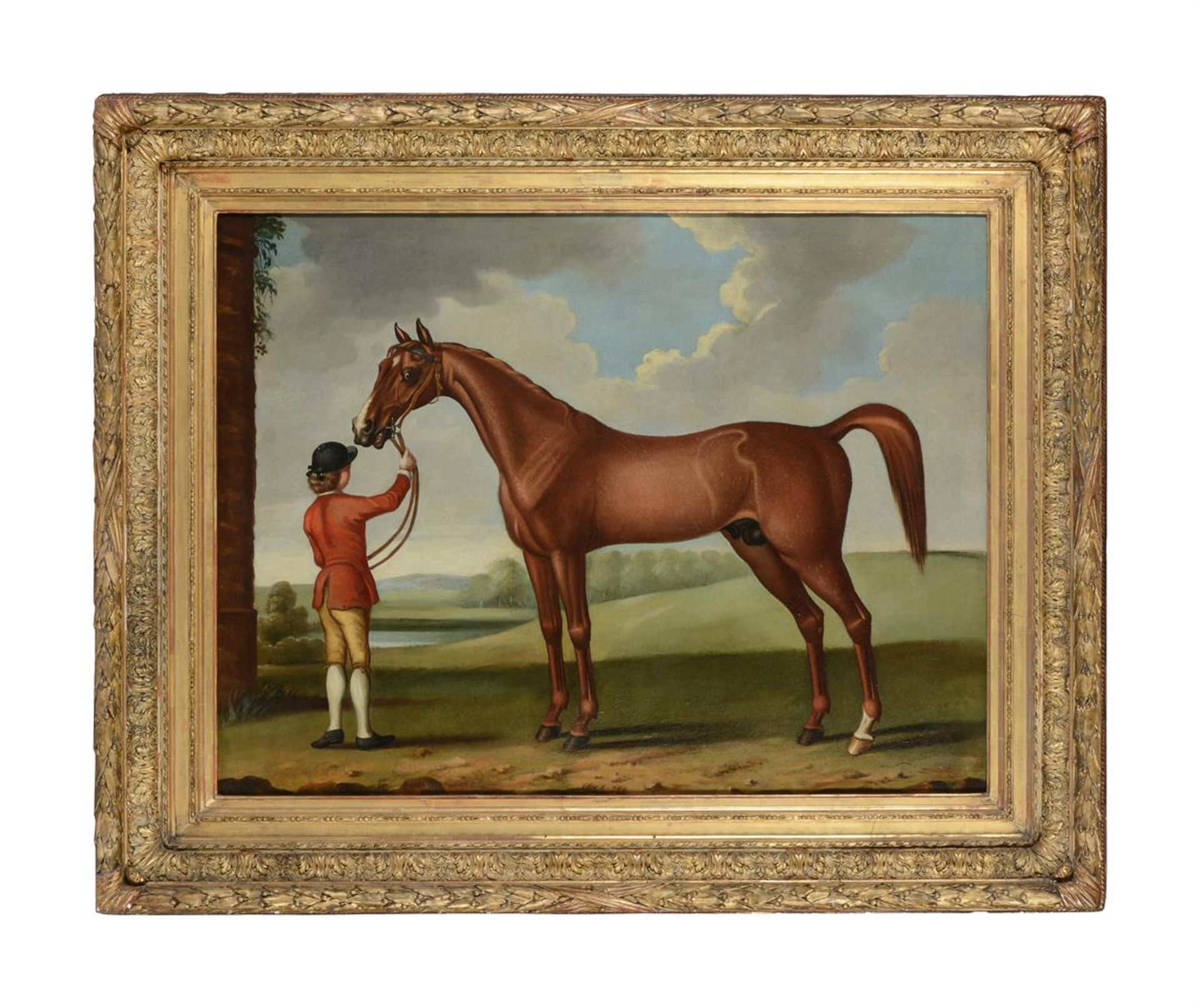 FOLLOWER OF JOHN WOOTTON, A HORSE HELD BY A GROOM - Image 2 of 3