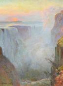 WALTER FOLLEN BISHOP (BRITISH 1856-1936), SUNRISE, VICTORIA FALLS, RHODESIA