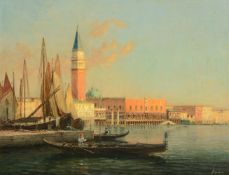 λ ANTOINE BOUVARD (FRENCH 1870-1956), THE DOGE'S PALACE AND CAMPANILE