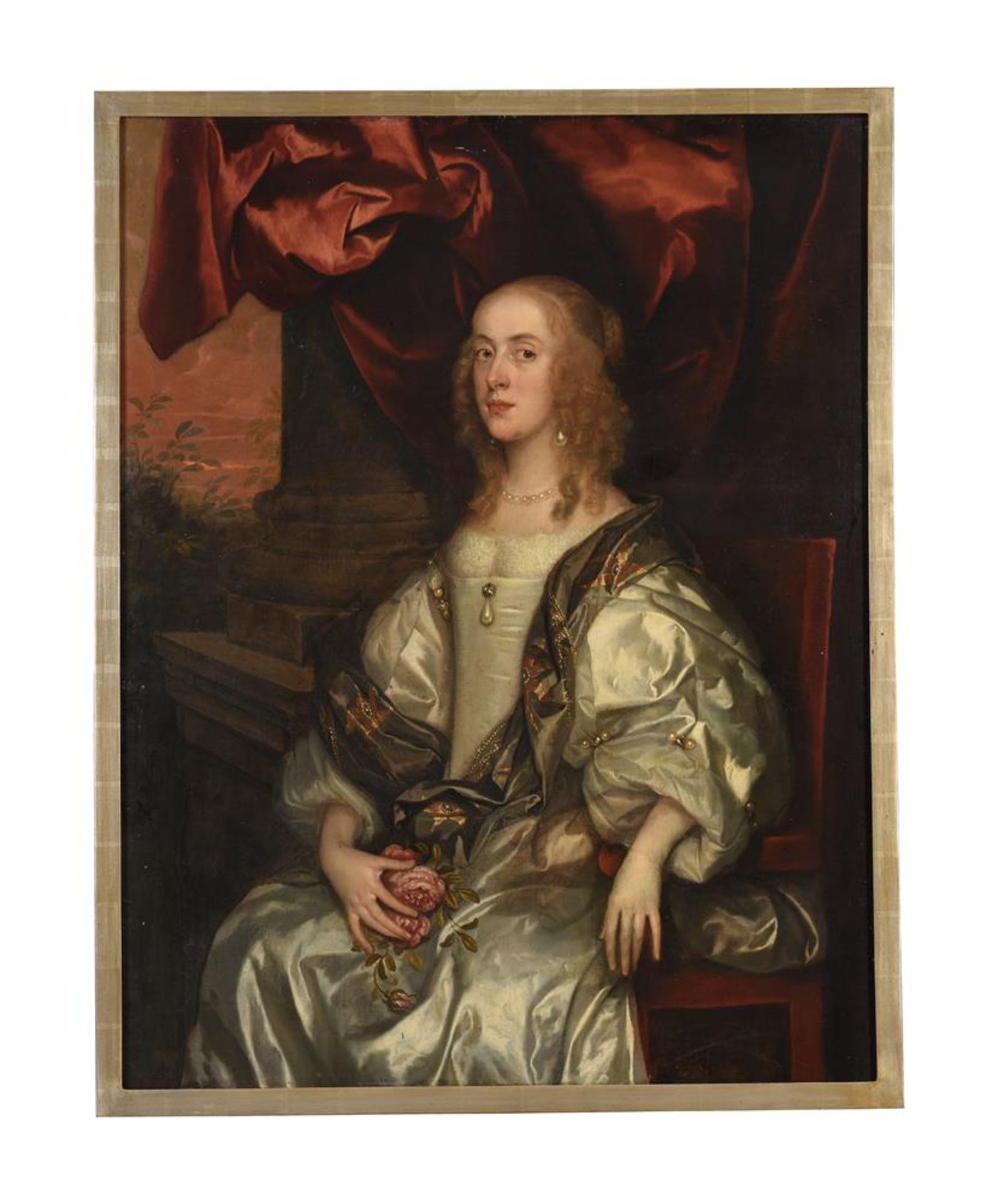 CIRCLE OF SIR PETER LELY (BRITISH 1618-1680), PORTRAIT OF A LADY - Image 2 of 6