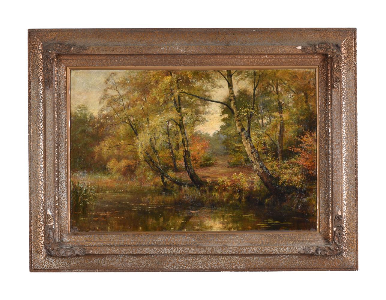 WALTER FOLLEN BISHOP (BRITISH 1856-1936), THE BIRCH TREES AT BURNHAM - Image 2 of 4