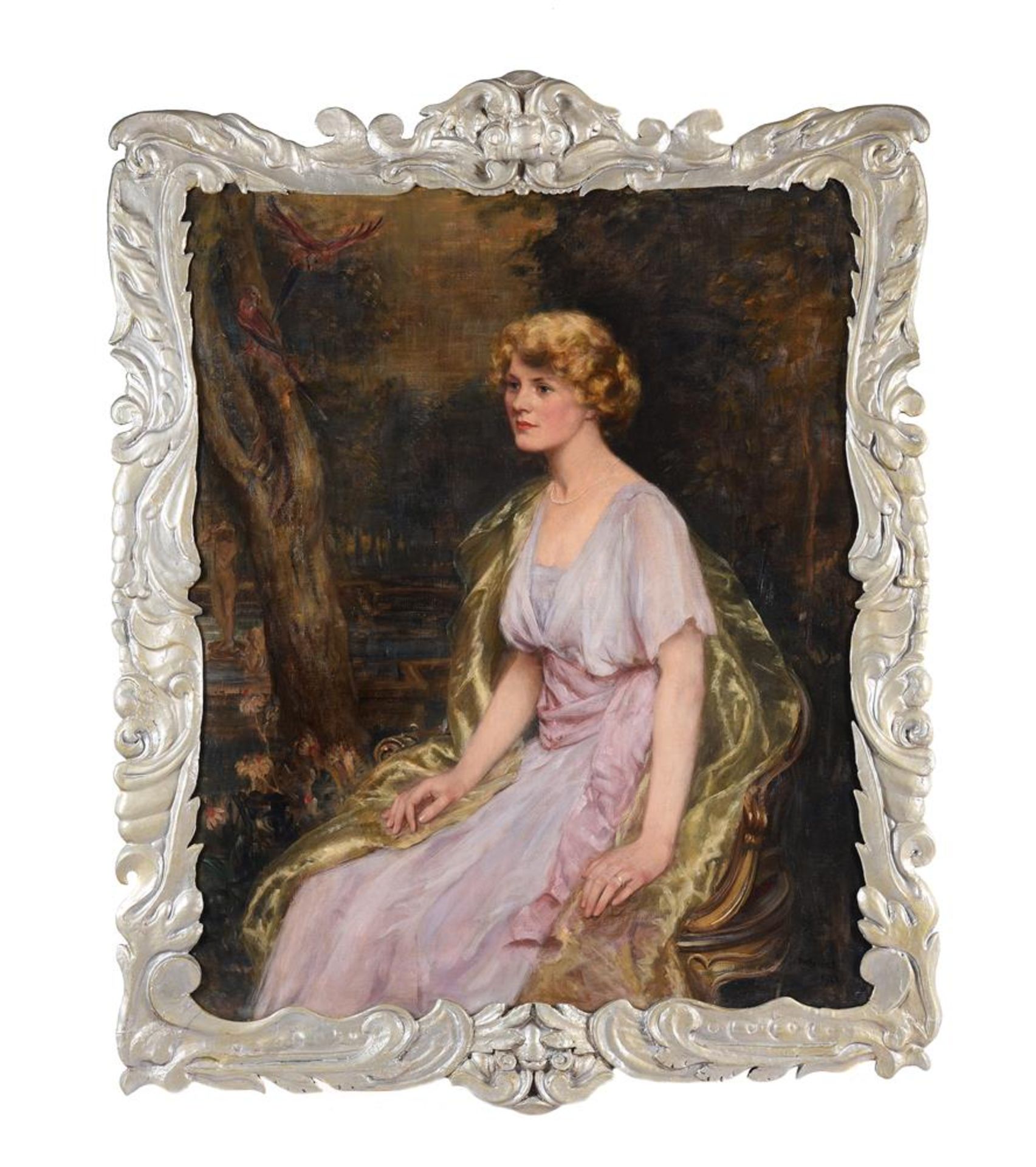 λ FRANK MOSS BENNETT (BRITISH 1874-1952), PORTRAIT OF BESSIE, 7TH VISCOUNTESS GORT