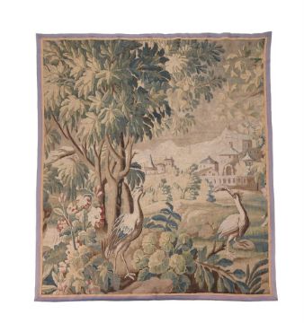 A FRENCH VERDURE TAPESTRY PANEL, LATE 17TH/EARLY 18TH CENTURY