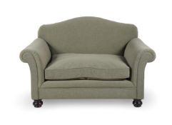 AN UPHOLSTERED ARMCHAIR, BY GEORGE SMITH, MODERN