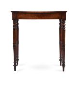 A GEORGE IV MAHOGANY SIDE TABLE, CIRCA 1835