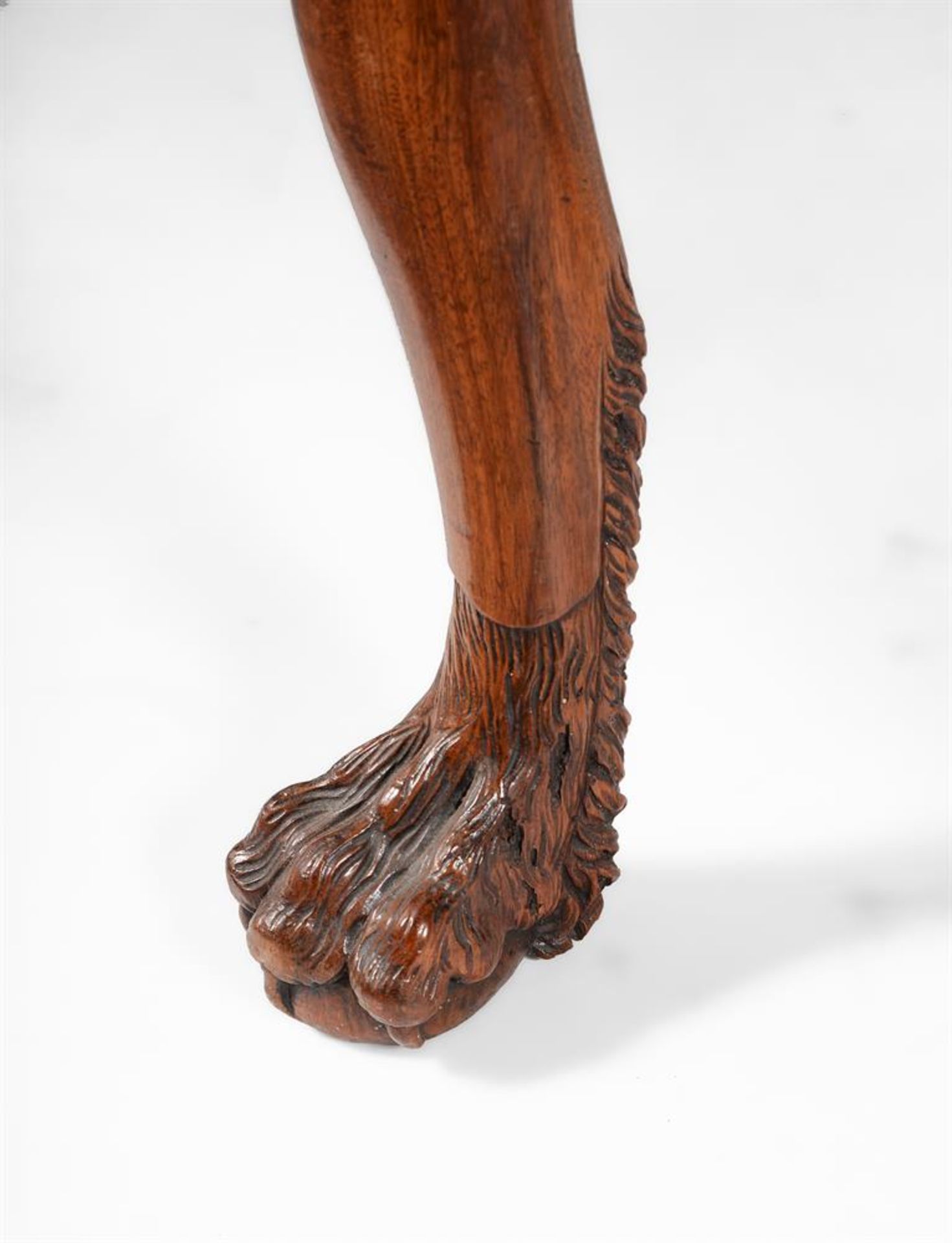 A GEORGE II CARVED WALNUT OPEN ARMCHAIR, ATTRIBUTED TO DANIEL BELL AND THOMAS MOORE, CIRCA 1735 - Image 9 of 21