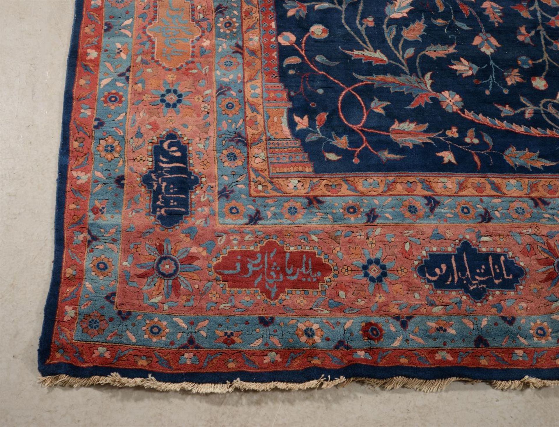 A TABRIZ CARPET, approximately 585 x 297cm - Image 3 of 3